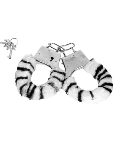 Algema Simples Metal Com Pelúcia  - ZEBRA
