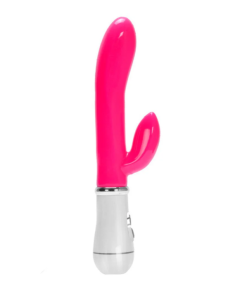 Vibrador em Silicone Jelly com Estimulador de Clitóris - Recarregável