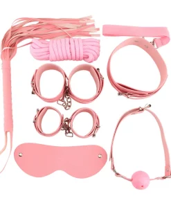 Kit bondage 8 em 1 - ROSA