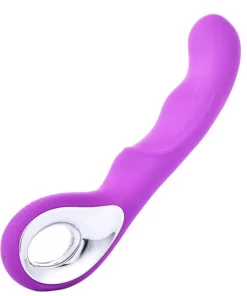 Vibrador com curvatura ponto G - ROXO