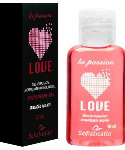 Love Hot Óleo Beijável Massagem 35Ml - FRUTAS VERMELHAS