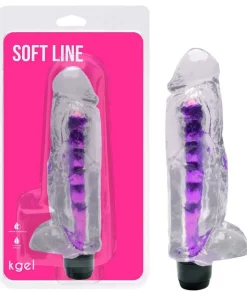 Pênis Vibrador Jelly 18,5 X 4,5Cm Multivelocidade