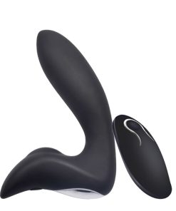 Estimulador de Próstata Vibratório com Controle - Preto