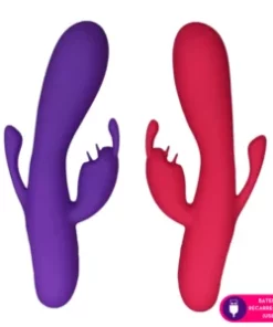 Vibrador tripla estimulação - ROXO