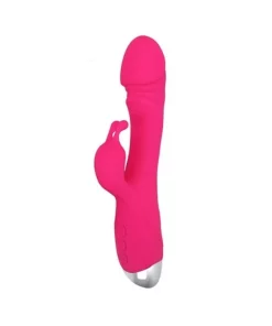 Vibrador ponto G com estimulador de clitóris – Free Romeo  - PINK