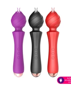 Vibrador massageador varinha mágica - ROXO