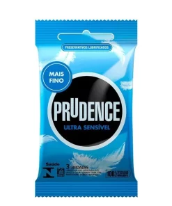 Preservativo Ultra Sensível Com 3 Unidades Prudence