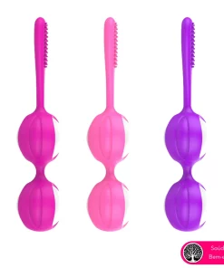 Bolas para pompoarismo com estimulador - PINK