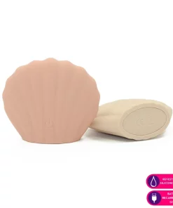 Vibrador em formato de concha - BRANCO