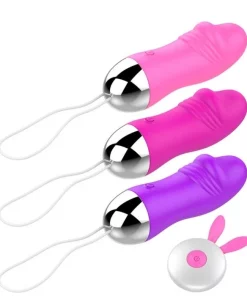 Cápsula vibratória ponto G com controle remoto - PINK