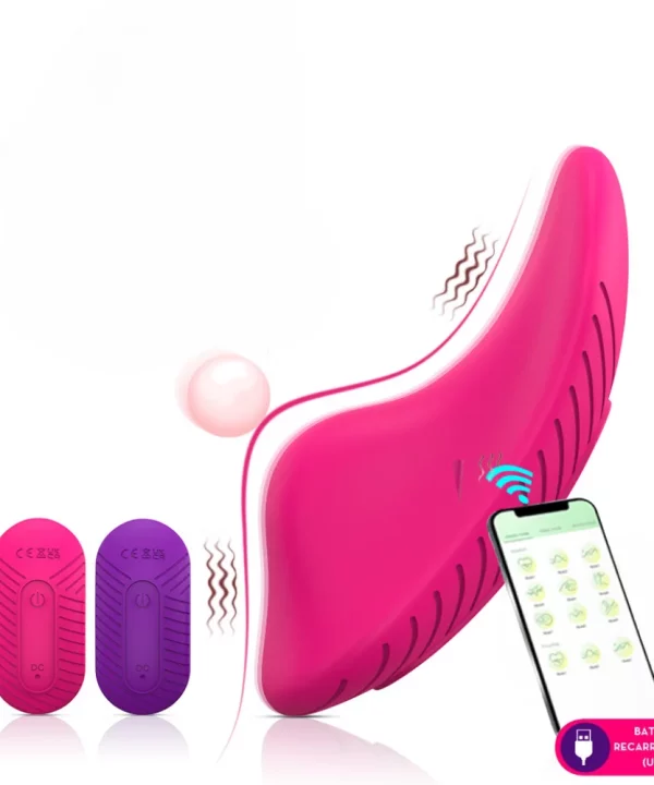 Vibrador G9 calcinha por APP - ROXO G9