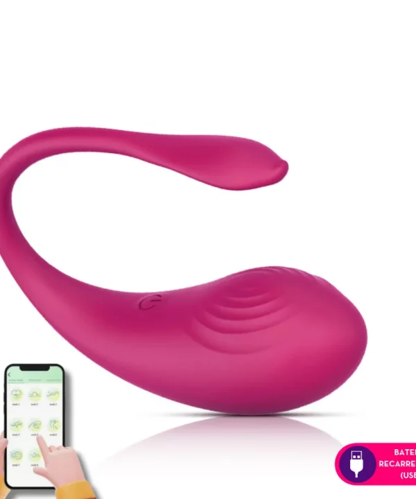Vibrador C2 de casal por aplicativo - PINK