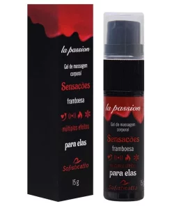 Sensações Gel Múltiplos Efeitos 15G - FRAMBOESA