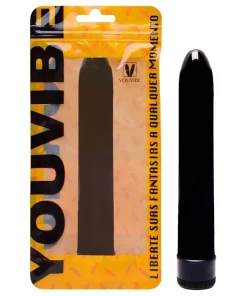 Vibrador Personal 17 X 2,8Cm Liso - PRETO