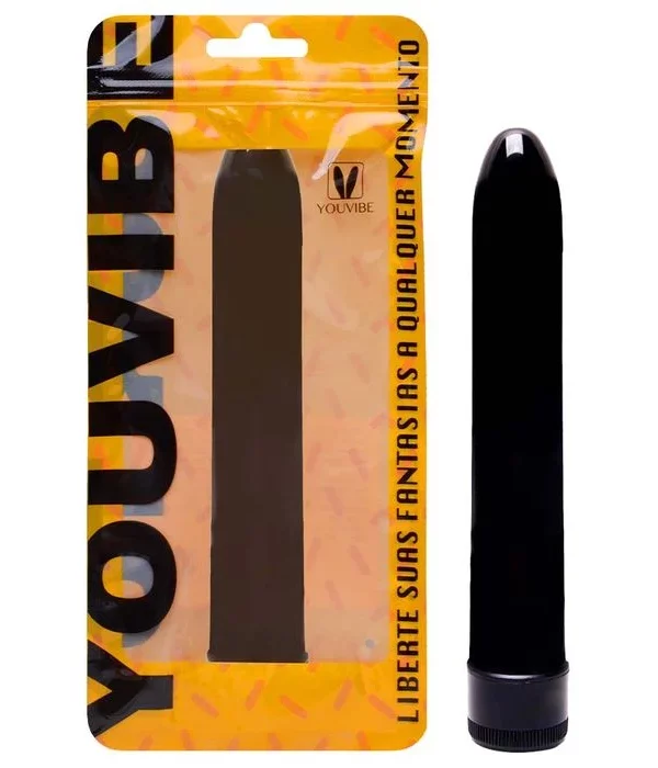 Vibrador Personal 17 X 2,8Cm Liso - PRETO