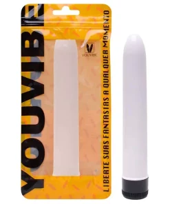 Vibrador Personal 17 X 2,8Cm Liso - BRANCO