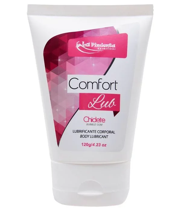Lubrificante Comfort Lub Beijável 120G - CHICLETE