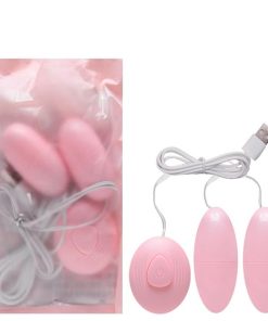 Cápsula Dupla Vibrador Fio Usb