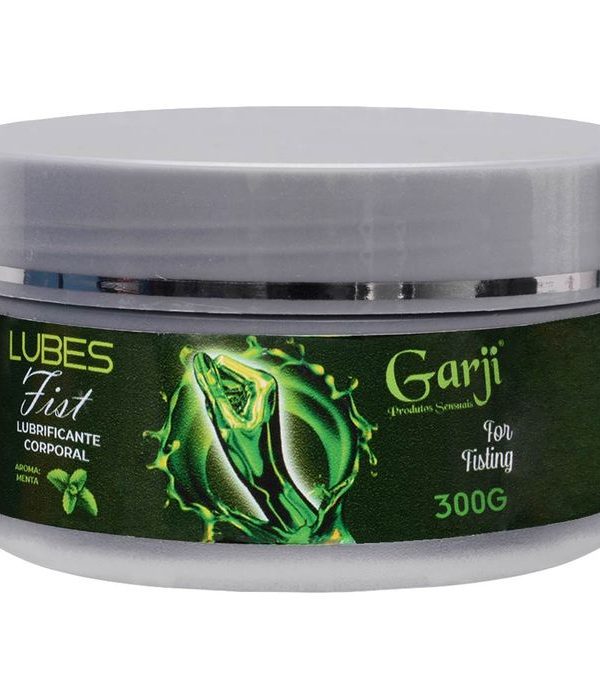 Lubes Fist 300G Aromático Lubrificante Corporal Extra Deslizante - MENTA