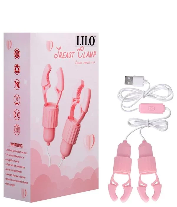 Prendedores Mamilos Cápsula Vibro Usb