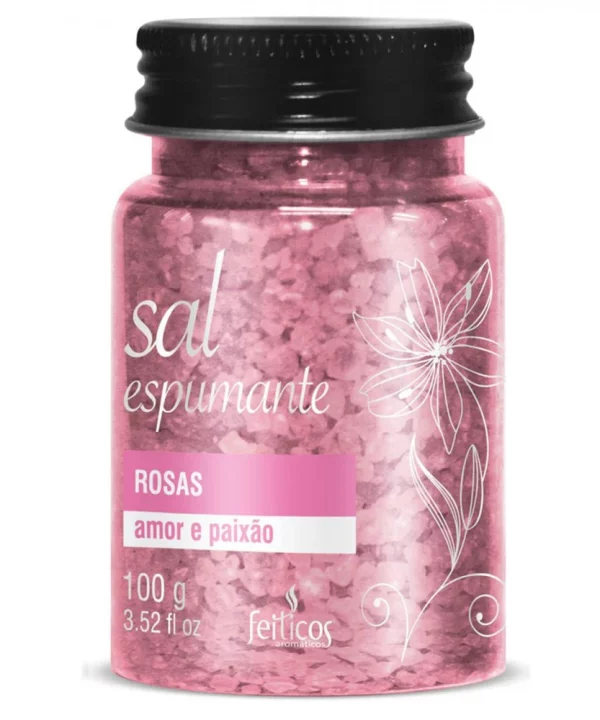 SAL DE BANHO ESPUMANTE 100G - ROSAS