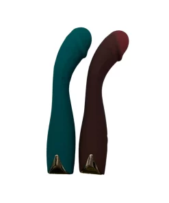Vibrador com formato de glande - MARROM