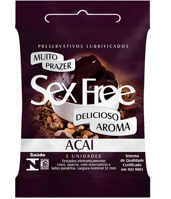 Preservativo Açaí Com 3 Unidades
