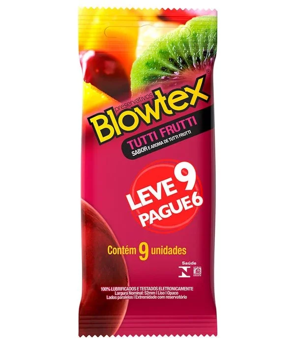 Preservativo Sabor Tutti Frutti 06 Unidades