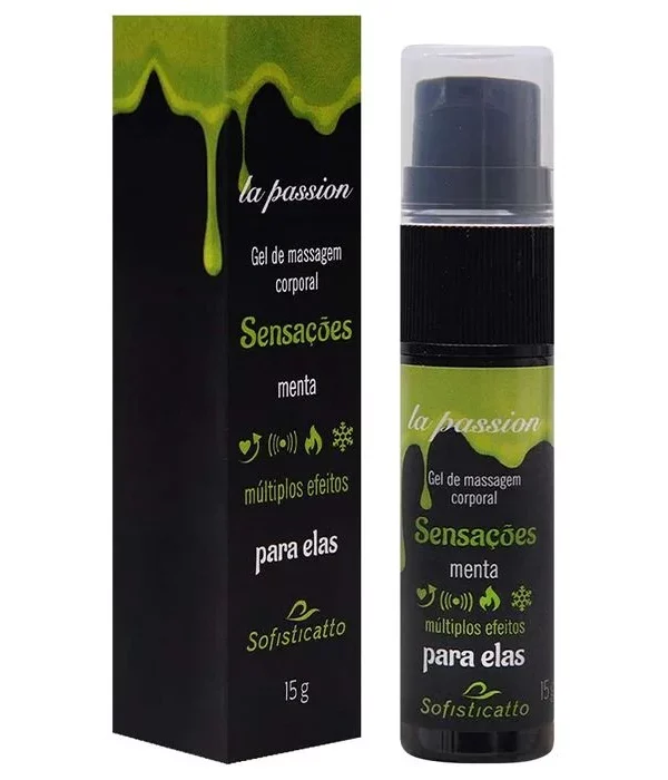 Sensações Gel Múltiplos Efeitos 15G - MENTA