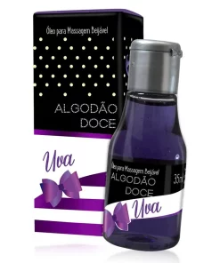 Algodão Doce Óleo para Massagem Beijável de Uva Hot 35ml