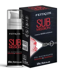 SUBMISSION GEL ELETRIZANTE BDSM BEIJÉVEL 15G