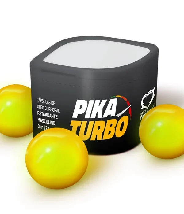 Pika Turbo Retardante Cápsula Com 3 Unidades