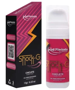 Shock-G Gel Eletrizante Beijável 15G - CHICLETE