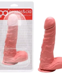Pênis De Borracha Maciça 21 X 4,7Cm