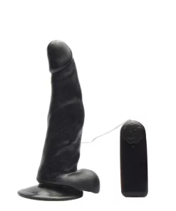 PROTESE COM VIBRO 17 X 3,5CM - PRETO