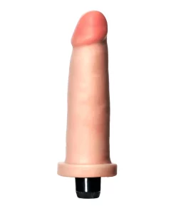 PRÓTESE CYBER SKIN COM VIBRO INTERNO TOM 14X3,5CM