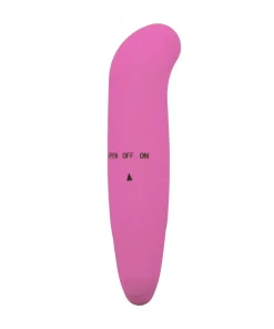 VIBRADOR PONTO G ABS AVELUDADO - ROSA