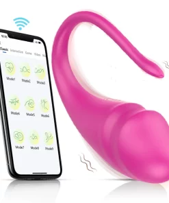 Vibrador de casal em formato de glande por aplicativo X8