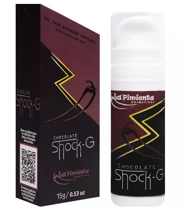 Shock-G Gel Eletrizante Beijável 15G - CHOCOLATE