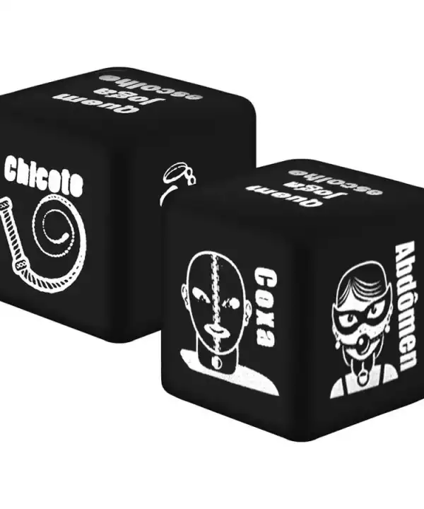 Dado Sado com Posições e Tarefas Diversão ao Cubo
