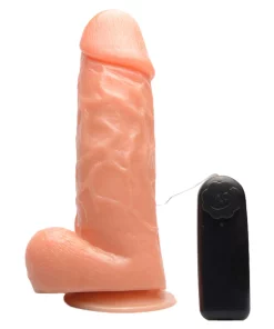 PROTESE COM VIBRO 19,6 X 4,4CM - BEGE