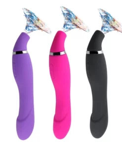 Vibrador e Estimulador com sucção Y23 -PINK