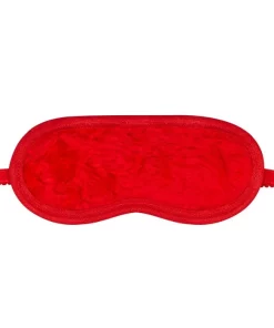 Venda Sensual Em Pelúcia - VERMELHO