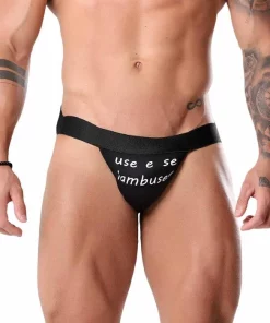Cueca Jockstrap Fetiche Preta -USE E SE LAMBUSE