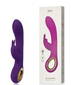 Vibrador Recarregável Ponto G com Auto Aquecimento e 10 Modos de Vibração – LEALSO - ROXO