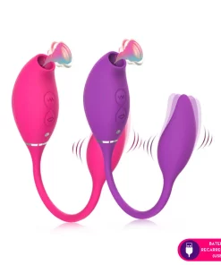 Vibrador estimulador clitoriano duplo VLXX - PINK