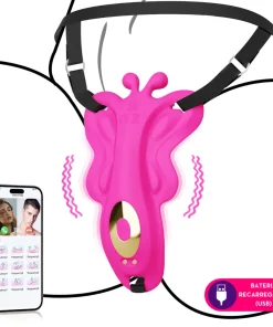 Vibrador de calcinha por aplicativo com cinta ajustável