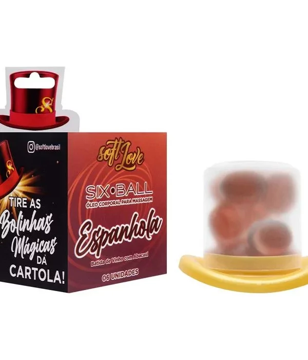 Six Ball Bolinha Beijável 6 Unidades - ESPANHOLA