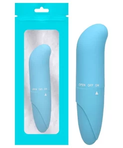 VIBRADOR PONTO G ABS AVELUDADO -  TIFFANY AZUL