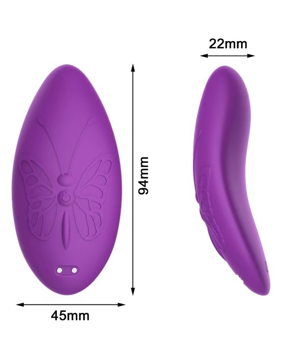 Vibrador de Calcinha Borboleta - Via Aplicativo -D3